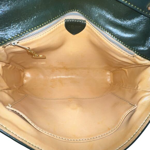 Celine Vintage Embossed Leather Crossbody Bag - Picture 7 of 10